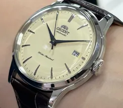 Relógio Orient Bambino 38mm RA-AC0M04Y30B Automático Creme | Taniguchi Relógios - imagem 3