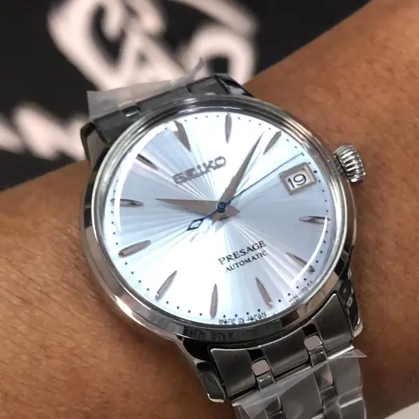 Seiko Presage feminino Automático Cocktail time SRP841J1 Skydiving