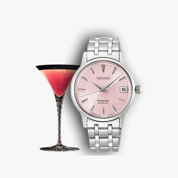 Seiko Presage feminino Automático Cocktail time SRP839J1 Cosmopolitan