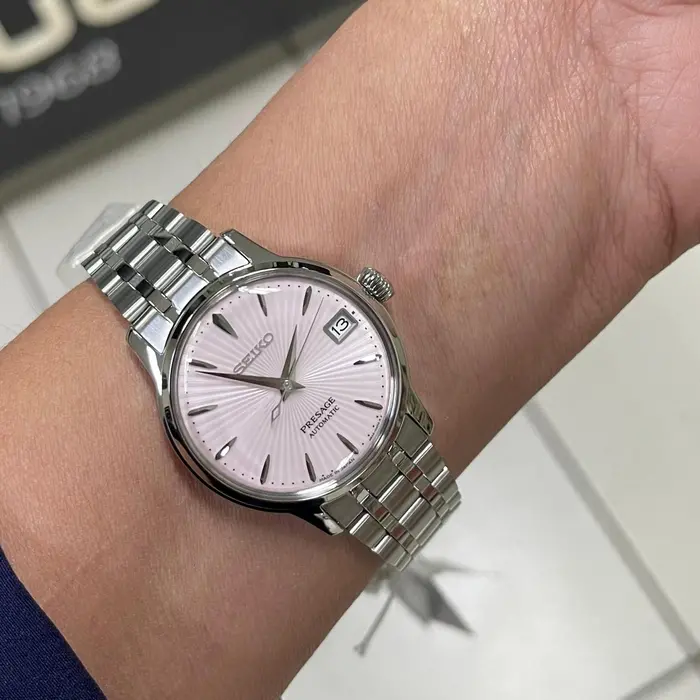 Relógio Seiko Presage Feminino SRP839J1 Automático Rosa | Taniguchi Relógios