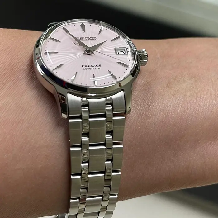 Relógio Seiko Presage Feminino SRP839J1 Automático Rosa | Taniguchi Relógios
