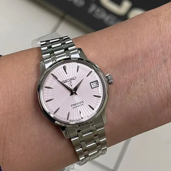 Seiko Presage feminino Automático Cocktail time SRP839J1 Cosmopolitan
