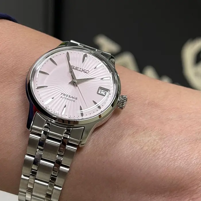 Relógio Seiko Presage Feminino SRP839J1 Automático Rosa | Taniguchi Relógios