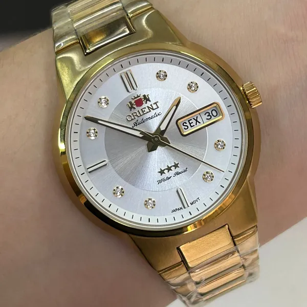 Orient 3 EStrelas Automático Feminino Classico F49GG024