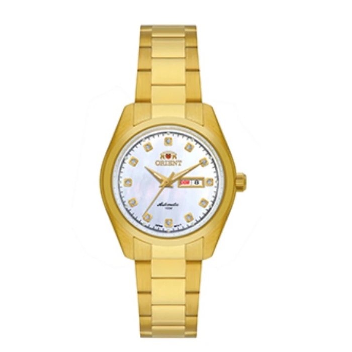 Relógio Orient Heritage 3 Estrelas NH6GG002 Dourado NH36 | Taniguchi Relógios