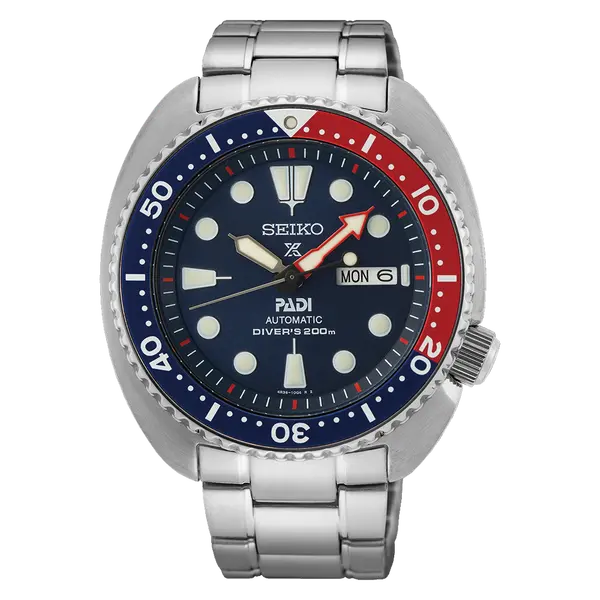 Seiko Automático Prospex Turtle PADI SRPE99 Pepsi