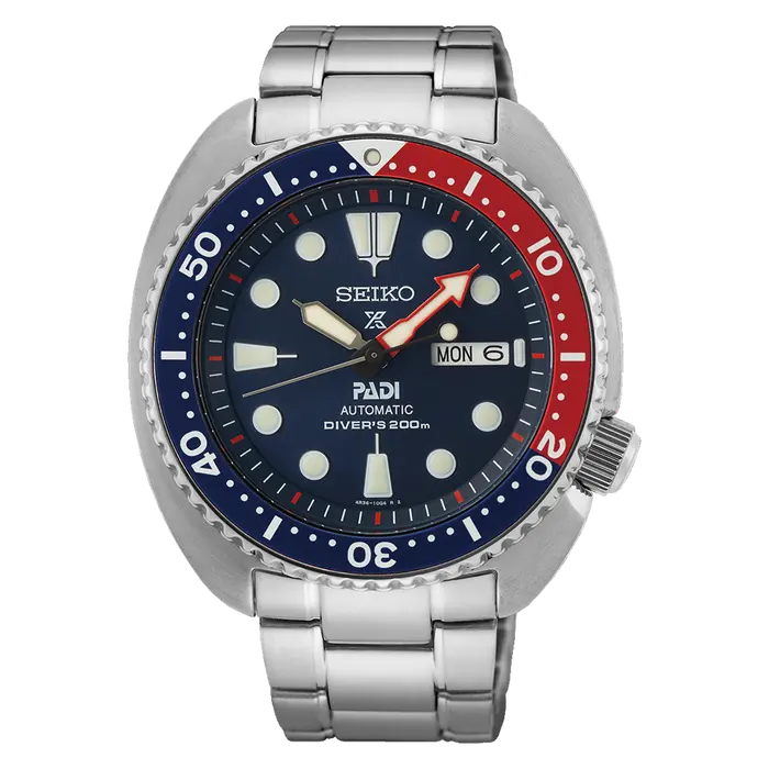 Seiko Automático Prospex Turtle PADI SRPE99 Pepsi