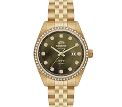 Relógio Orient 3 Estrelas NH5GG001 Dourado Automático Hacking | Taniguchi Relógios - imagem 2