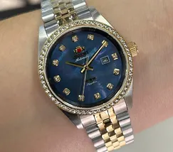 Relógio Orient Feminino Automático NH5MM001-D1SK Safira Original | Taniguchi Relógios - imagem 1