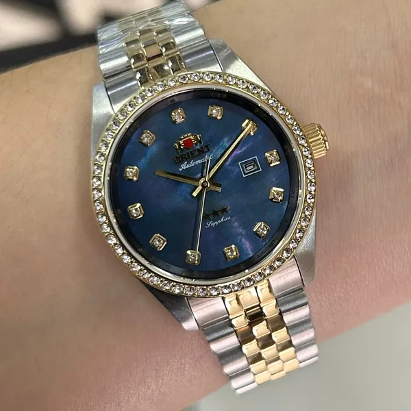Orient 3 EStrelas Automático Feminino Classico NH5MM001 D1KX