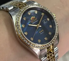 Relógio Orient Feminino Automático NH5MM001-D1SK Safira Original | Taniguchi Relógios - imagem 3