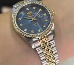 Relógio Orient Feminino Automático NH5MM001-D1SK Safira Original | Taniguchi Relógios - imagem 5