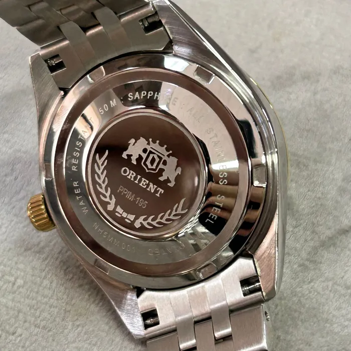 Relógio Orient Feminino Automático NH5MM001-E1SK Safira Original | Taniguchi Relógios