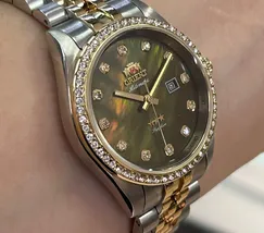 Relógio Orient Feminino Automático NH5MM001-E1SK Safira Original | Taniguchi Relógios - imagem 3