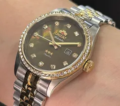 Relógio Orient Feminino Automático NH5MM001-E1SK Safira Original | Taniguchi Relógios - imagem 4