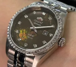 Relógio Orient Feminino Automático NH5SS001-E1SX Safira Original | Taniguchi Relógios - imagem 4