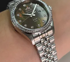 Relógio Orient Feminino Automático NH5SS001-E1SX Safira Original | Taniguchi Relógios - imagem 5