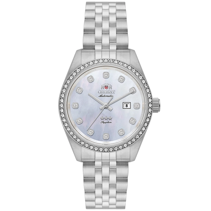 Relógio Orient Feminino Automático NH5SS001-B1SX Safira Original | Taniguchi Relógios