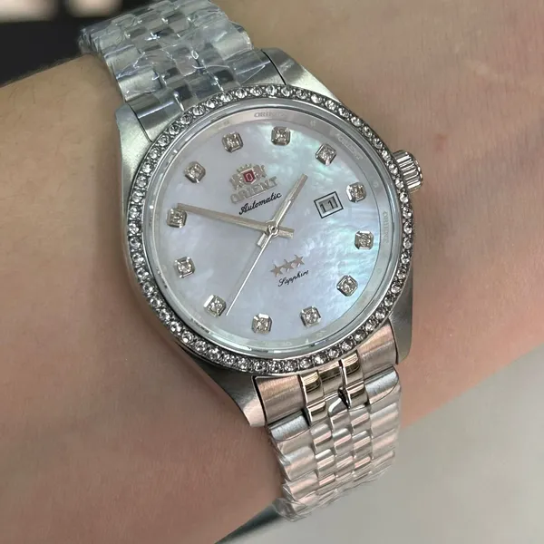Orient 3 EStrelas Automático Feminino Classico NH5SS001-B1SX
