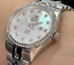 Relógio Orient Feminino Automático NH5SS001-B1SX Safira Original | Taniguchi Relógios - imagem 4