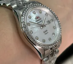 Relógio Orient Feminino Automático NH5SS001-B1SX Safira Original | Taniguchi Relógios - imagem 3