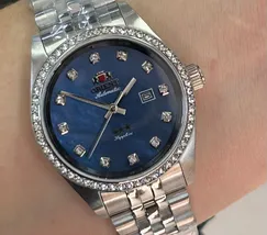 Relógio Orient Feminino Automático NH5SS001-D1SX Safira Original | Taniguchi Relógios - imagem 1