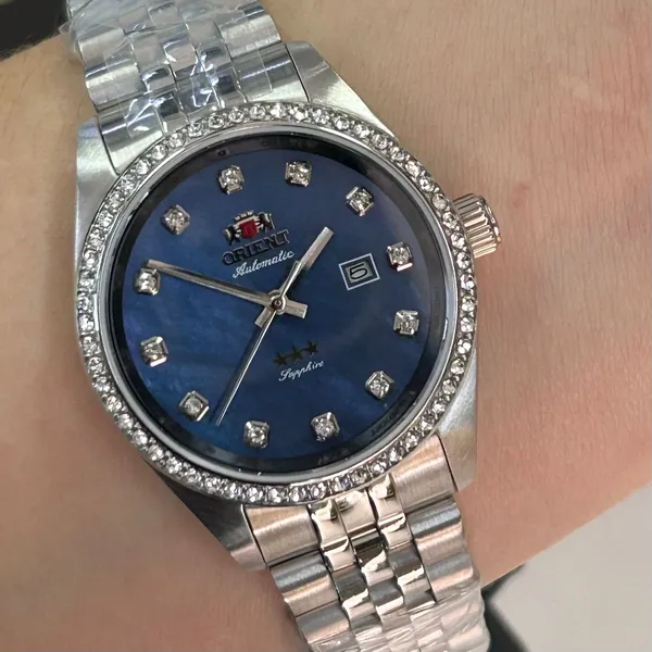 Orient 3 EStrelas Automático Feminino Classico NH5SS001-D1SX