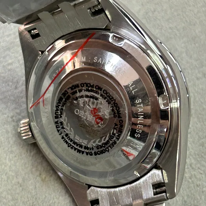 Relógio Orient Feminino Automático NH5SS001-D1SX Safira Original | Taniguchi Relógios