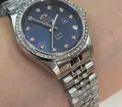 Relógio Orient Feminino Automático NH5SS001-D1SX Safira Original | Taniguchi Relógios - imagem 5