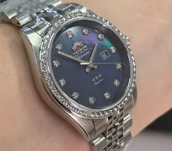 Relógio Orient Feminino Automático NH5SS001-D1SX Safira Original | Taniguchi Relógios - imagem 3