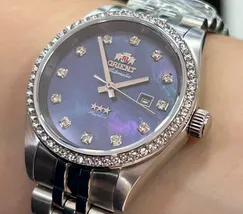 Relógio Orient Feminino Automático NH5SS001-D1SX Safira Original | Taniguchi Relógios - imagem 4