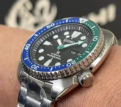 Seiko Prospex Automático Turtle SRPJ35B1 Tropical Lagoon. - imagem 2