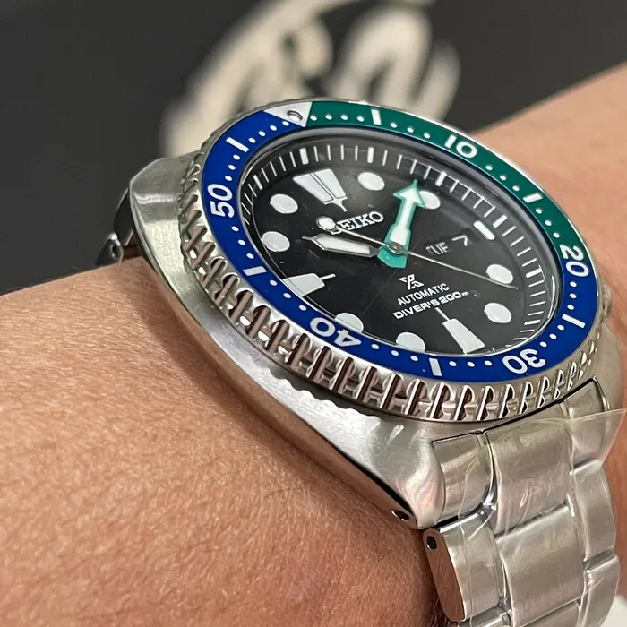 elógio Seiko 5 Sports SRPJ35 Tropical Lagoon Special Edition | Taniguchi Relógios