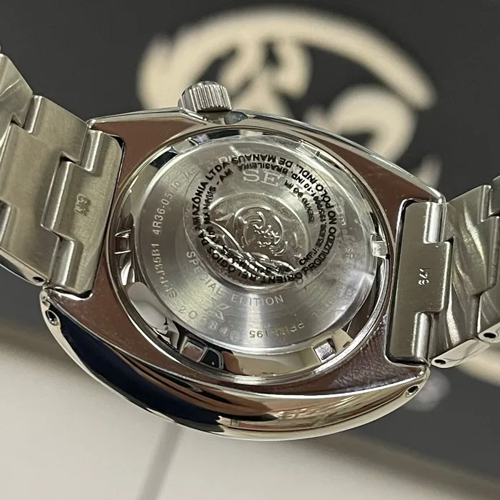 elógio Seiko 5 Sports SRPJ35 Tropical Lagoon Special Edition | Taniguchi Relógios
