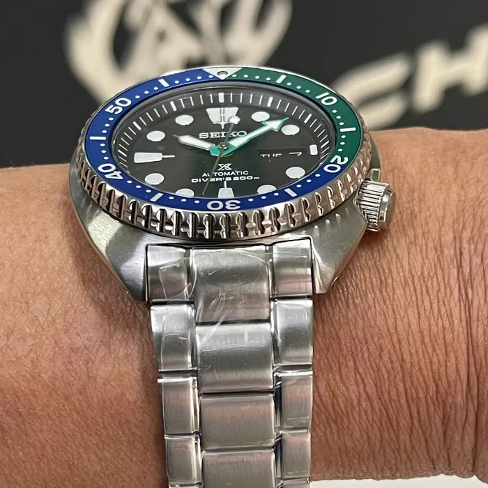 elógio Seiko 5 Sports SRPJ35 Tropical Lagoon Special Edition | Taniguchi Relógios