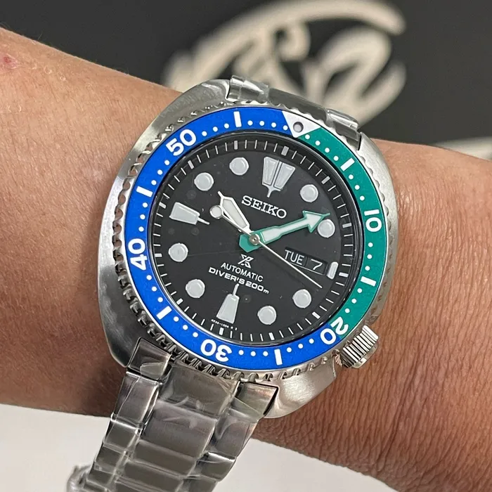 elógio Seiko 5 Sports SRPJ35 Tropical Lagoon Special Edition | Taniguchi Relógios