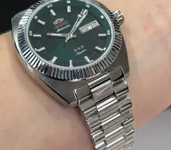 Relógio Orient Heritage YN6SS026 Automático Safira 100m Original | Taniguchi Relógios - imagem 5
