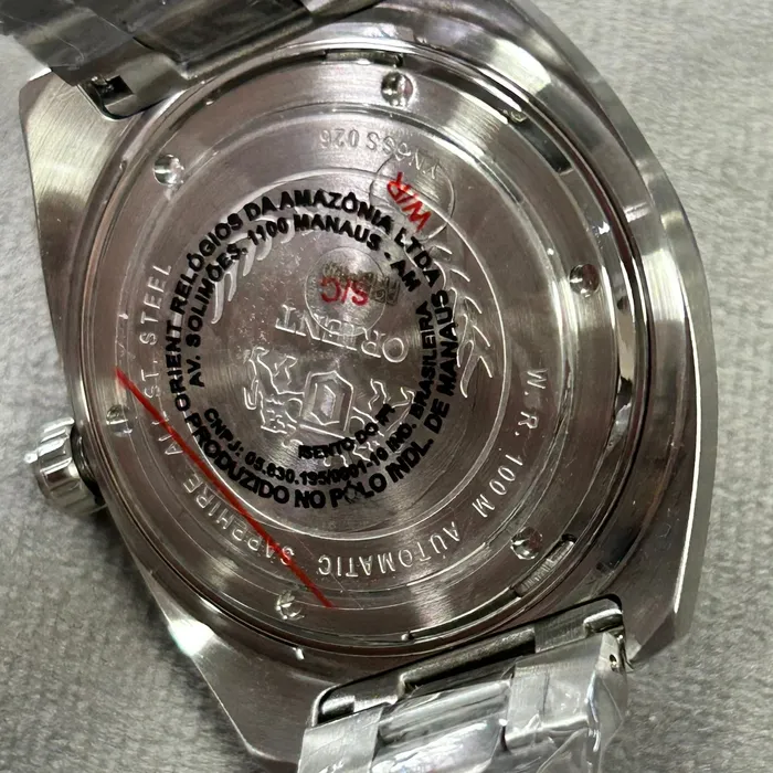 Relógio Orient Heritage YN6SS026 Automático Safira 100m Original | Taniguchi Relógios