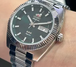 Relógio Orient Heritage YN6SS026 Automático Safira 100m Original | Taniguchi Relógios - imagem 4