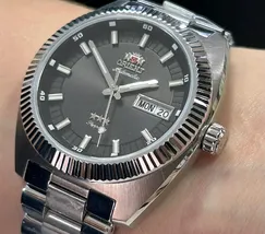 Relógio Orient Heritage YN6SS026 Automático Safira 100m Original | Taniguchi Relógios - imagem 4