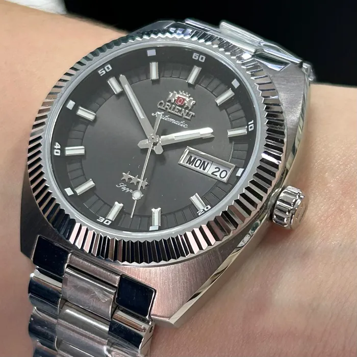 Relógio Orient Heritage YN6SS026 Automático Safira 100m Original | Taniguchi Relógios
