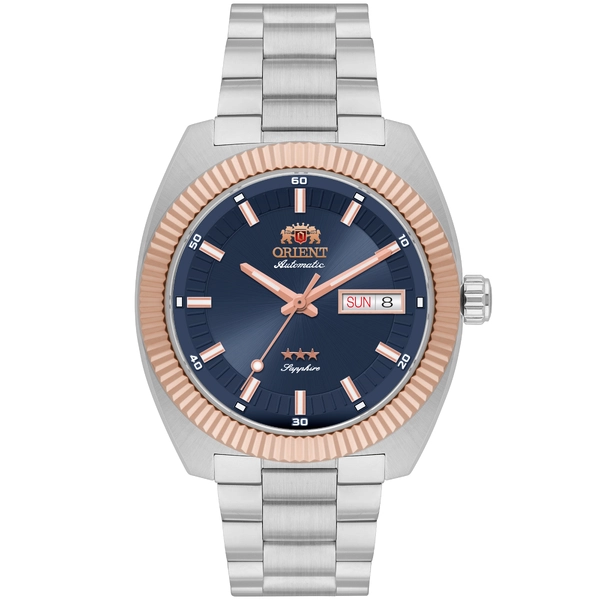 Orient 3 Estrelas Automático Heritage YN6mm026 Azul