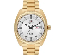 Relógio Orient Heritage YN6GG026 S1KX Dourado Automático Safira 100m Original | Taniguchi Relógios - imagem 2