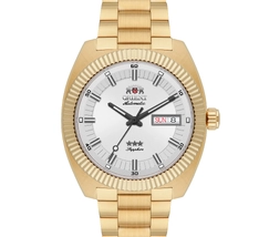 Relógio Orient Heritage YN6GG026 S1KX Dourado Automático Safira 100m Original | Taniguchi Relógios - imagem 2