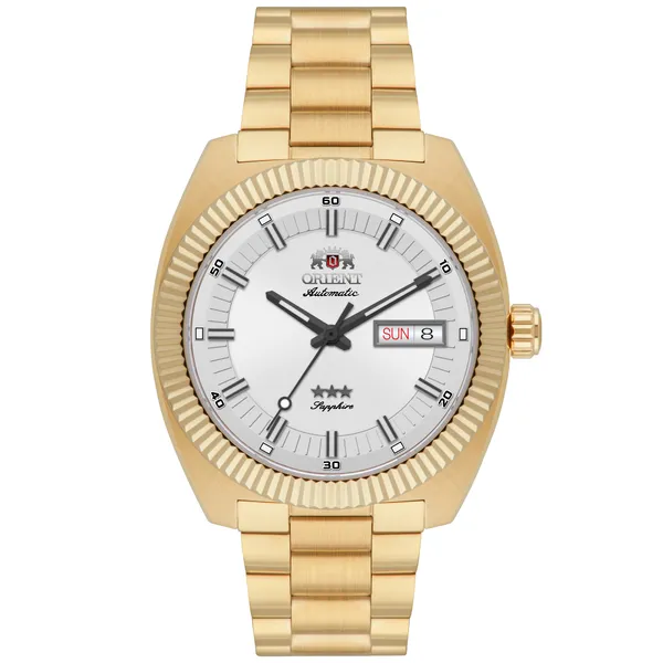 Orient 3 Estrelas Automático Heritage YN6GG026 S1KX Branco