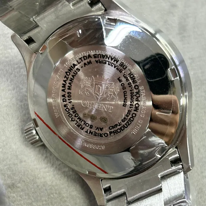 Relógio Orient Sports Land YN6SS029 Automático Safira 100m Original | Taniguchi Relógios
