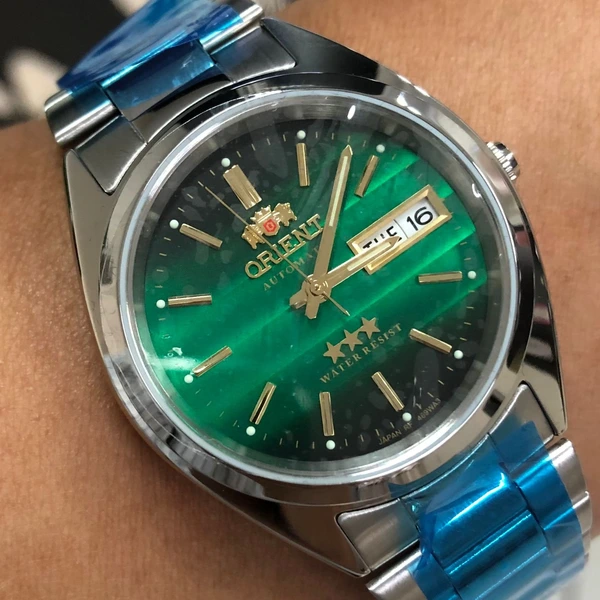 Orient 3 EStrelas Automático classico 469WA3NH Verde