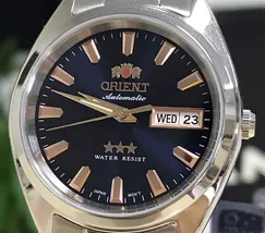Relógio Orient 3 Estrelas 469SS084NH D1SX Automático NH36 Original | Taniguchi Relógios - imagem 5
