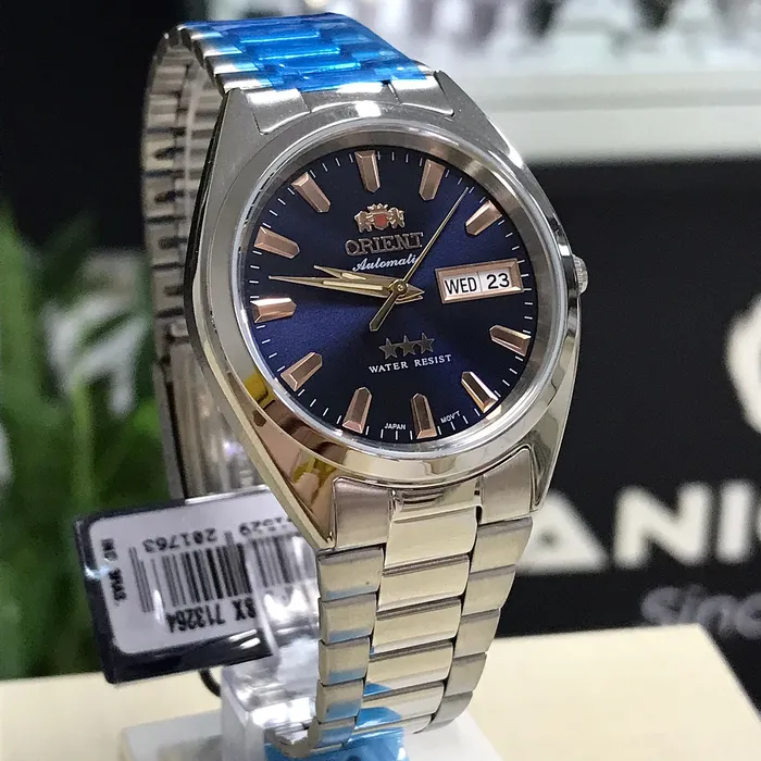 Relógio Orient 3 Estrelas 469SS084NH D1SX Automático NH36 Original | Taniguchi Relógios