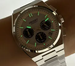 Relógio Orient SolarTech Cronógrafo MBSSC274 S1SX Panda Original | Taniguchi Relógios - imagem 6